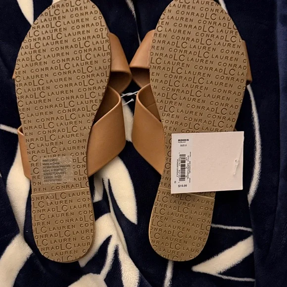 LC Lauren Conrad Brown Women's Sandals - Picture 2 of 2